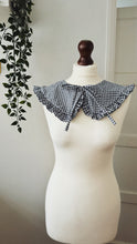 Load image into Gallery viewer, Navy Gingham Prairie Collar
