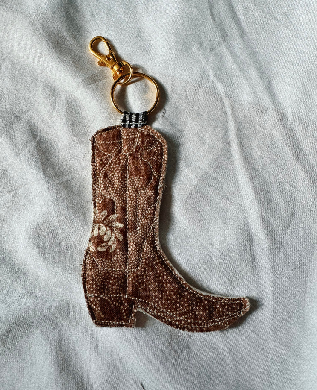 Traditional Tan - Cowboy Keyring