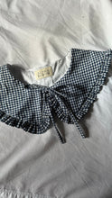 Load image into Gallery viewer, Navy Gingham Prairie Collar
