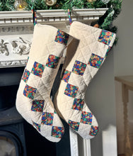 Load image into Gallery viewer, Irish Chain Stocking - Vintage Floral
